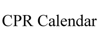 CPR CALENDAR