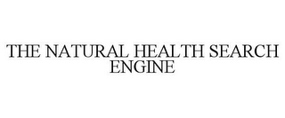 THE NATURAL HEALTH SEARCH ENGINE