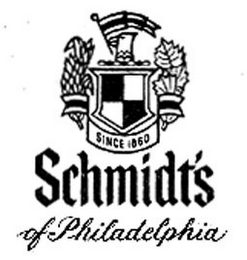 SINCE 1860 SCHMIDT'S OF PHILADELPHIA