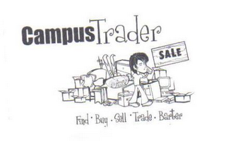 CAMPUS TRADER SALE FIND · BUY · SELL · TRADE · BARTER