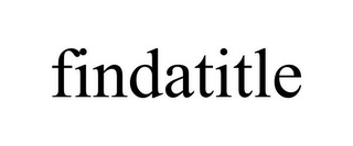 FINDATITLE
