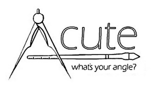 ACUTE WHAT'S YOUR ANGLE?