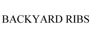 BACKYARD RIBS