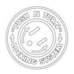 "PUSH N TURN" LOCKING SYSTEM