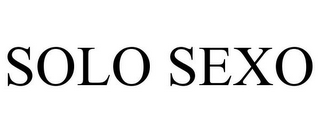 SOLO SEXO