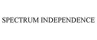 SPECTRUM INDEPENDENCE