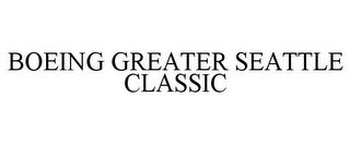 BOEING GREATER SEATTLE CLASSIC