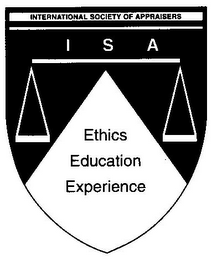 INTERNATIONAL SOCIETY OF APPRAISERS ISA ETHICS EDUCATION EXPERIENCE