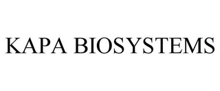 KAPA BIOSYSTEMS