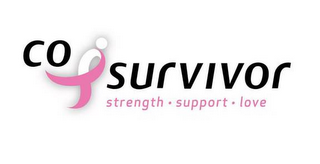 CO SURVIVOR STRENGTH SUPPORT LOVE