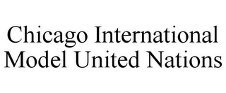 CHICAGO INTERNATIONAL MODEL UNITED NATIONS