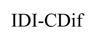 IDI-CDIF