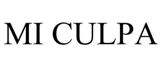 MI CULPA