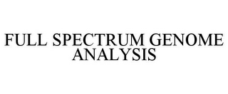 FULL SPECTRUM GENOME ANALYSIS