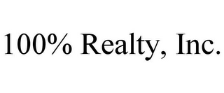 100% REALTY, INC.