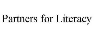 PARTNERS FOR LITERACY