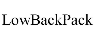 LOWBACKPACK