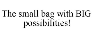 THE SMALL BAG WITH BIG POSSIBILITIES!