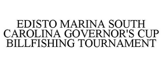 EDISTO MARINA SOUTH CAROLINA GOVERNOR'S CUP BILLFISHING TOURNAMENT