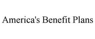 AMERICA'S BENEFIT PLANS