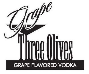 GRAPE THREE OLIVES GRAPE FLAVORED VODKA