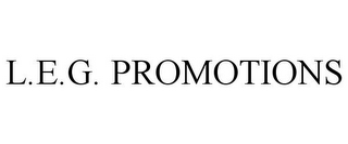 L.E.G. PROMOTIONS