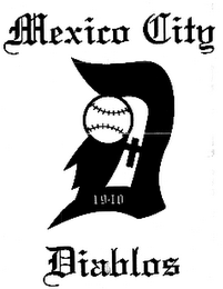 D MEXICO CITY 1940 DIABLOS