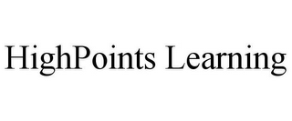 HIGHPOINTS LEARNING