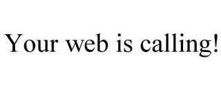 YOUR WEB IS CALLING!