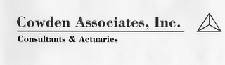 COWDEN ASSOCIATES, INC. CONSULTANTS & ACTUARIES