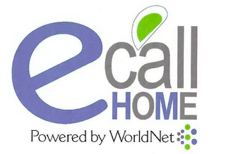 E CALL HOME POWERED BY WORLD NET