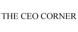 THE CEO CORNER