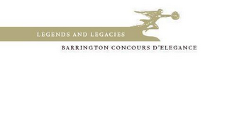 LEGENDS AND LEGACIES BARRINGTON CONCOURS D'ELEGANCE