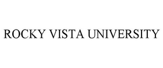 ROCKY VISTA UNIVERSITY