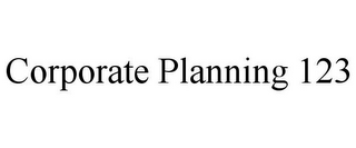 CORPORATE PLANNING 123