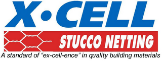 X · CELL STUCCO NETTING A STANDARD OF "EX-CELL-ENCE" IN QUALITY BUILDING MATERIALS