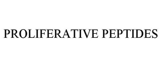 PROLIFERATIVE PEPTIDES