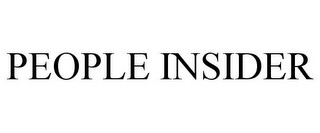 PEOPLE INSIDER