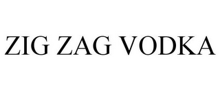 ZIG ZAG VODKA