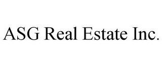 ASG REAL ESTATE INC.