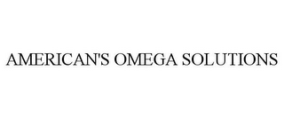 AMERICAN'S OMEGA SOLUTIONS