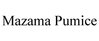 MAZAMA PUMICE