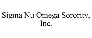 SIGMA NU OMEGA SORORITY, INC.