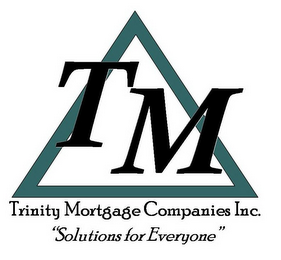 TM TRINITY MORTGAGE COMPANIES INC. "SOLUTIONS FOR EVERYONE"