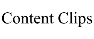 CONTENT CLIPS
