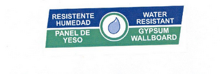 RESISTENTE HUMEDAD PANEL DE YESO WATER RESISTANT GYPSUM WALLBOARD