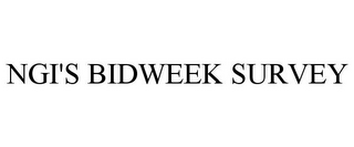 NGI'S BIDWEEK SURVEY