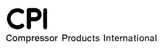 CPI COMPRESSOR PRODUCTS INTERNATIONAL