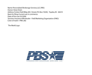 PBS PERSONALIZED BROKERAGE SERVICES, LLC