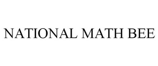 NATIONAL MATH BEE